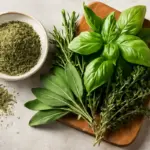 Erbe aromatiche fresche o essiccate? Consigli per esaltare i tuoi piatti ogni stagione