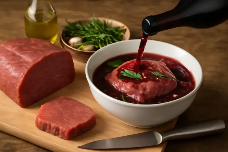 Come preparare un brasato tenerissimo al Lambrusco? Il taglio e la marinatura che fanno la differenza