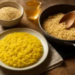 Risotto allo zafferano: perché la tostatura del riso cambia completamente la consistenza finale