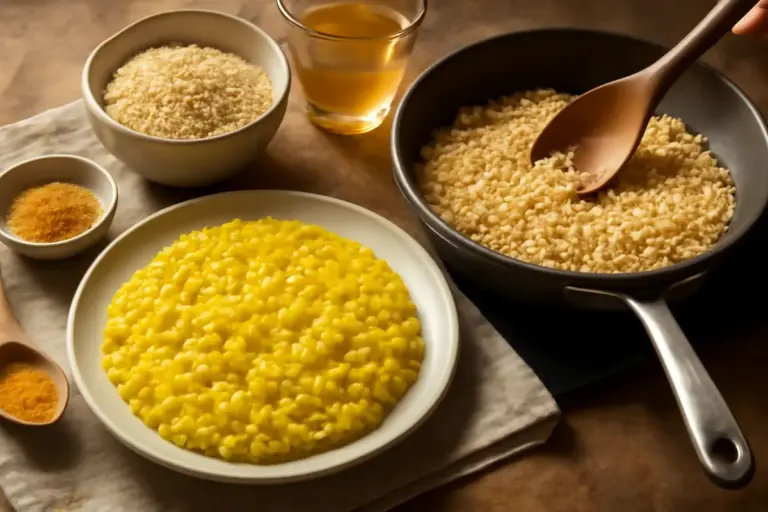 Risotto allo zafferano: perché la tostatura del riso cambia completamente la consistenza finale