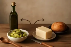 Olio extravergine o burro? Quando preferire uno o l’altro per valorizzare le ricette tradizionali