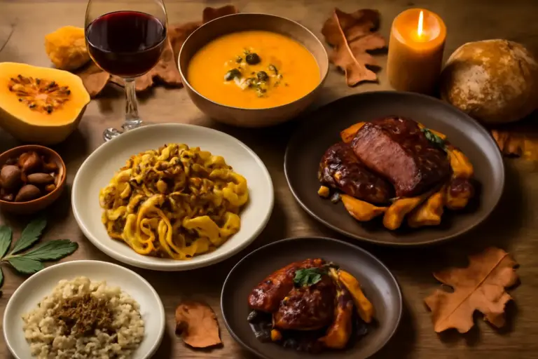 Menù degustazione autunnale: ingredienti tipici che riscaldano la serata