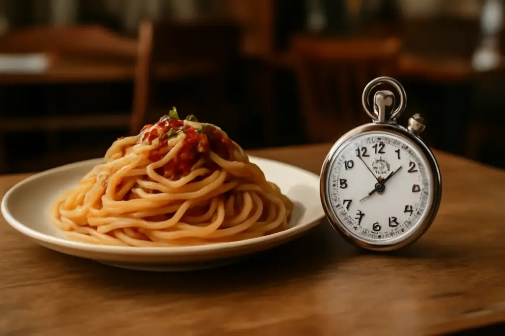 Come riconoscere un piatto fatto davvero espresso? Il tempo d’attesa ottimale svela la verità