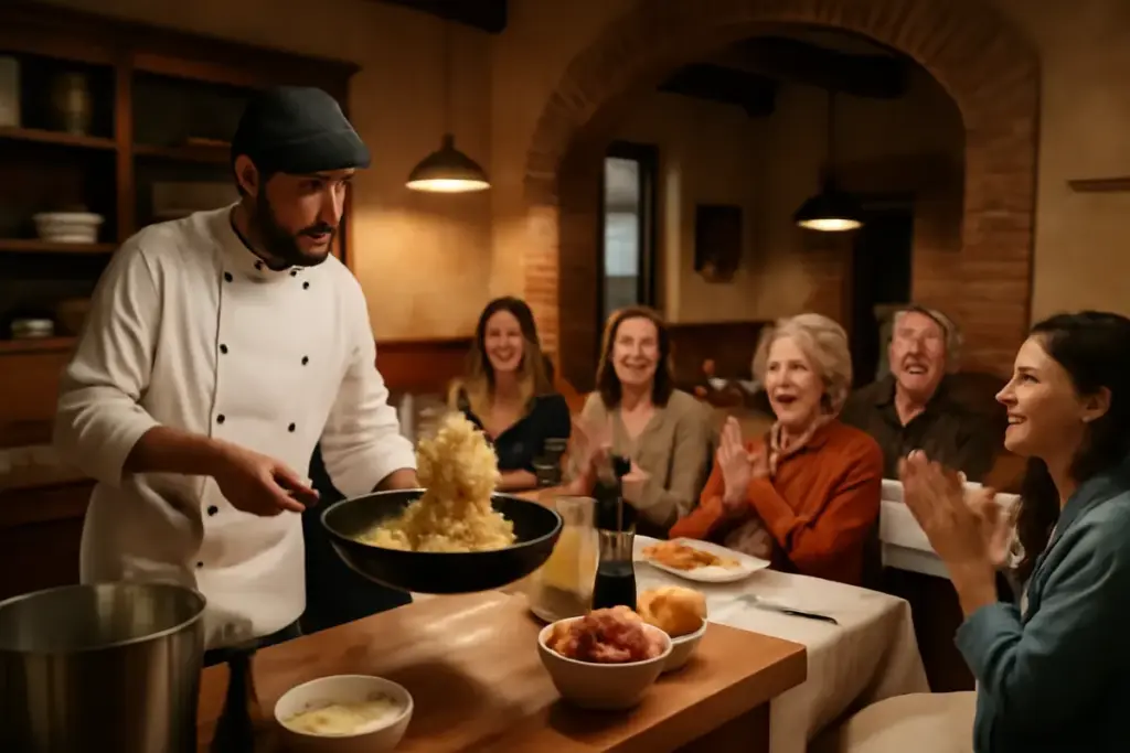 Organizzare showcooking in trattoria: perché è il format che coinvolge davvero gli ospiti