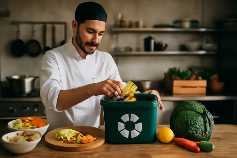 Chef e cucina sostenibile: pratiche reali per ridurre sprechi senza rinunciare al gusto
