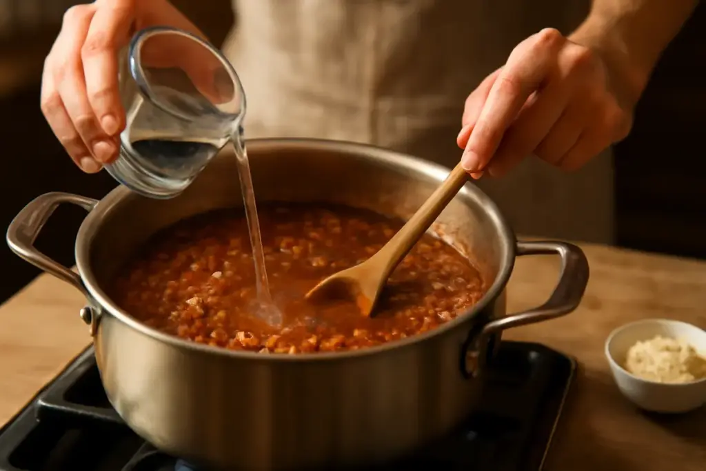 Come evitare che il ragù si asciughi troppo? Il dettaglio nella cottura che influisce sul risultato finale